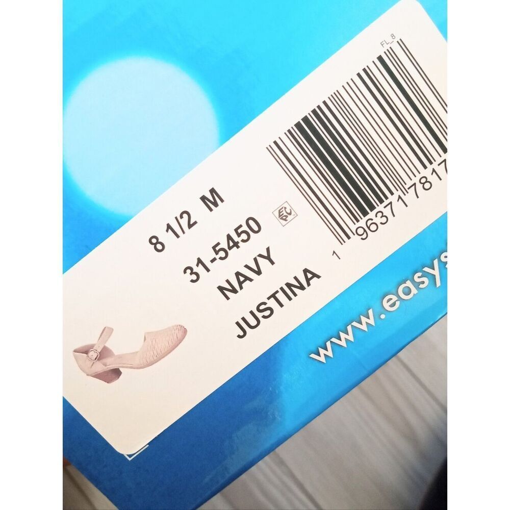 (D-4766) Easy Street NAVY Justina (Women's) Sz 8.5 - Picture 9 of 17